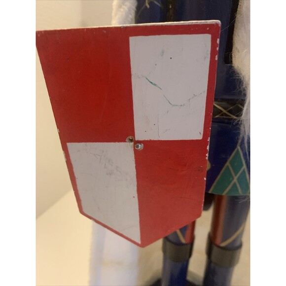 VINTAGE KINGSBRIDGE Hand Painted Deluxe Euro Style Wooden Nutcracker 20" - Picture 9 of 12